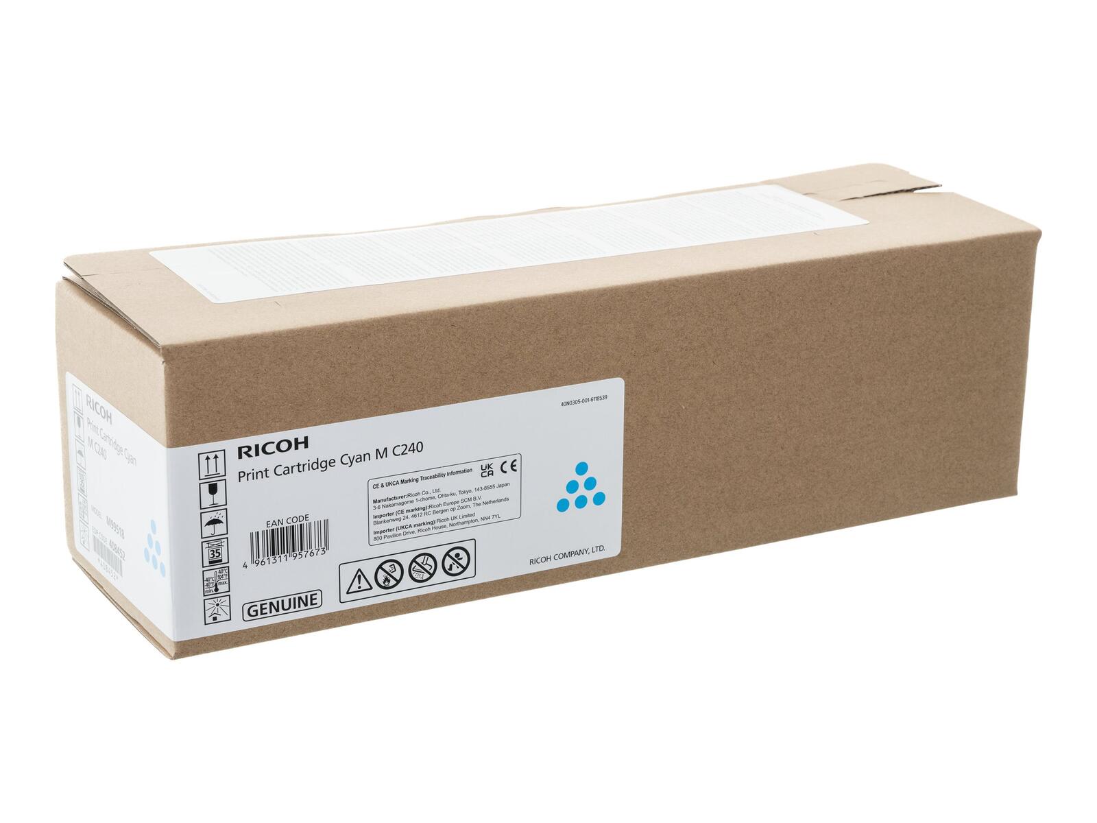 Ricoh Original M C240 Toner - cyan (408452) Ricoh Original M C240 Toner - cyan (408452)